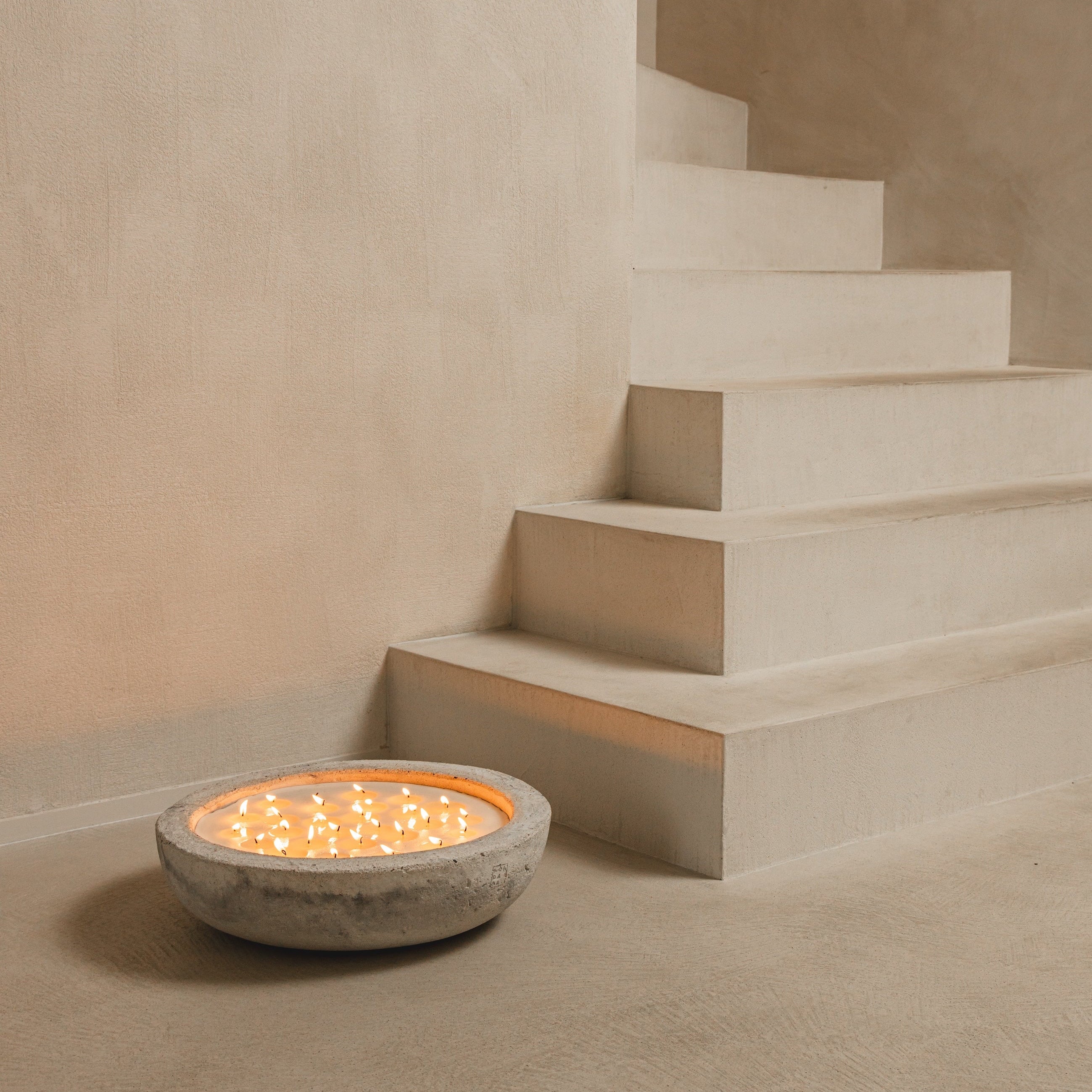 XXXL INDOOR MINÉREL CANDLE - GREY