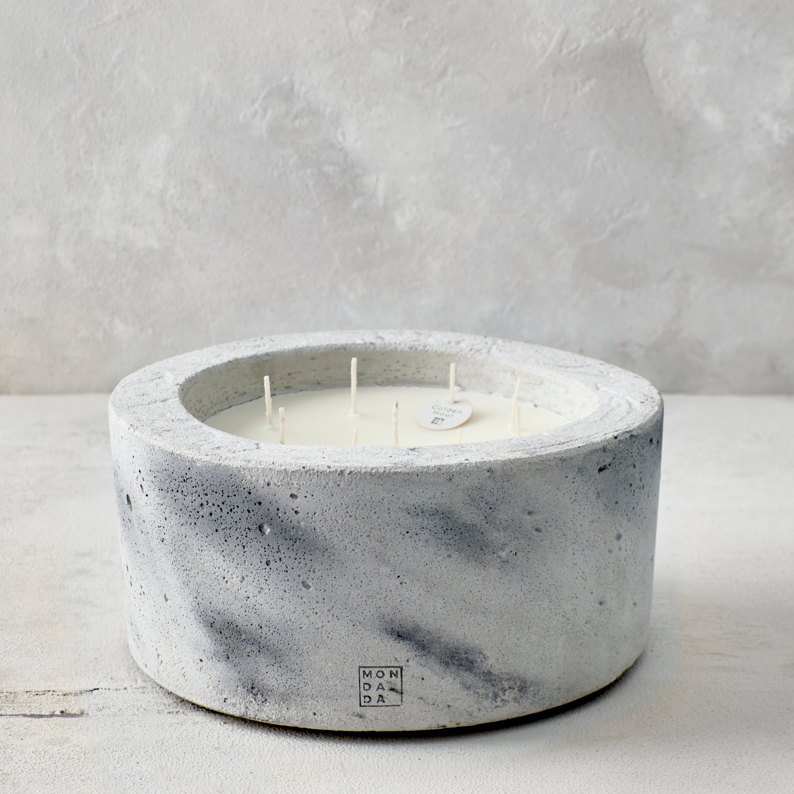 XL INDOOR MINÉREL CANDLE - GREY