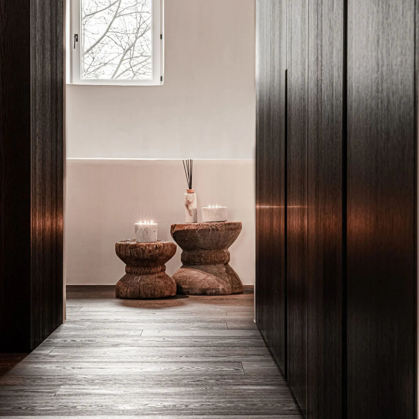 INDOOR MINÉREL BUNDLE - DIFFUSER & CANDLE ECRU