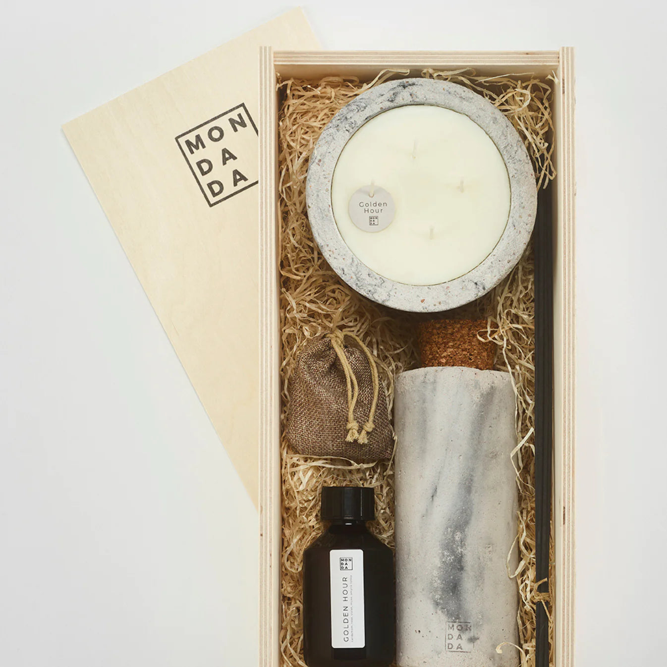 INDOOR MINÉREL BUNDLE - DIFFUSER & CANDLE GREY
