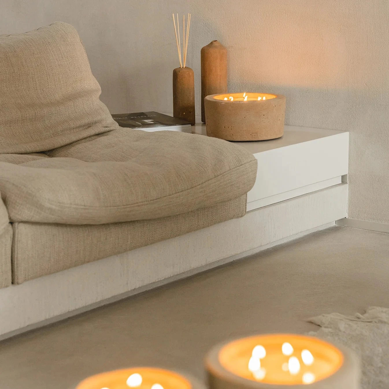 INDOOR MINÉREL MEDIUM CANDLE - DESERT
