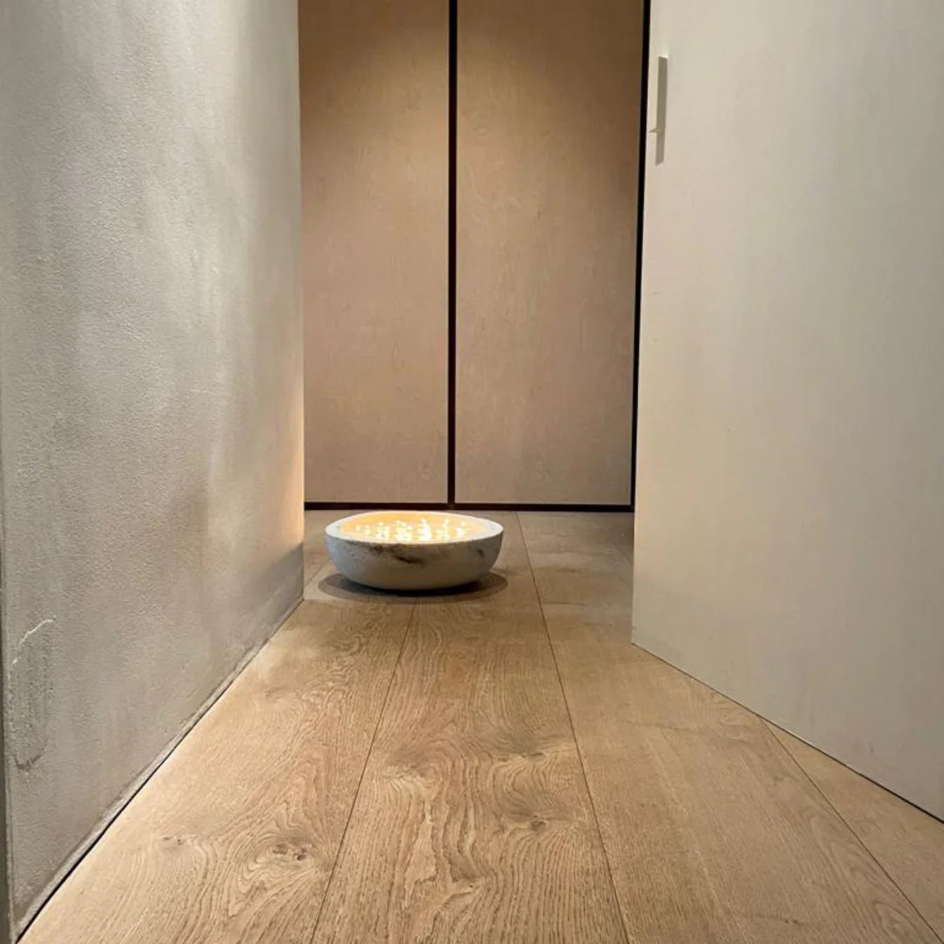 XXXL INDOOR MINÉREL CANDLE - ECRU