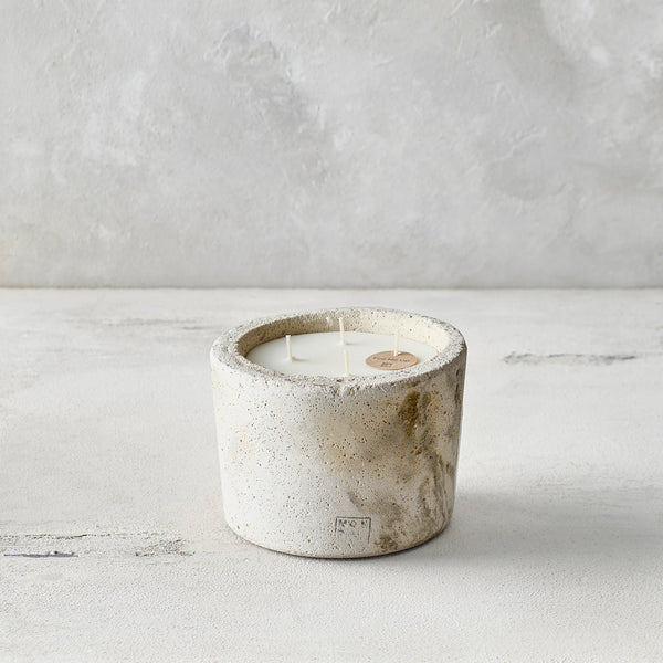 INDOOR MINÉREL  SMALL CANDLE - ECRU