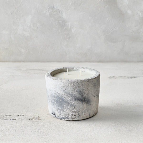 INDOOR MINÉREL SMALL CANDLE - GREY