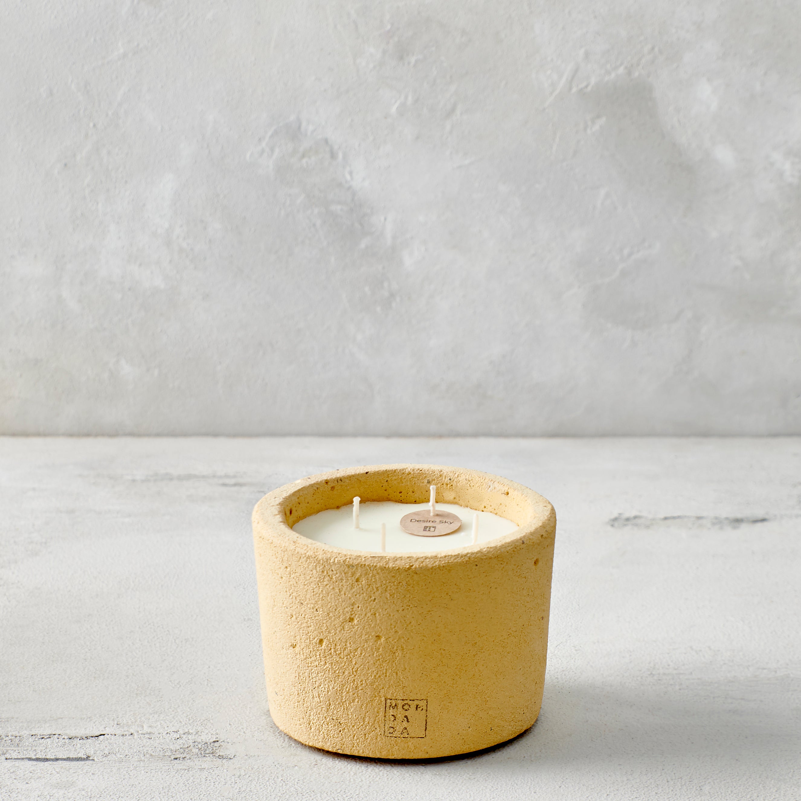 INDOOR MINÉREL SMALL CANDLE - MUSTARD