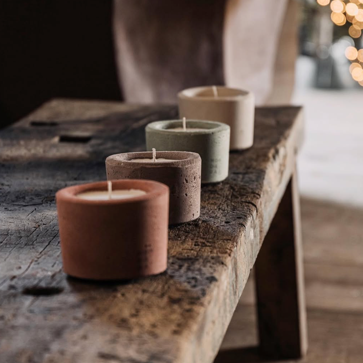 OUTDOOR MINÉREL TABLE CANDLE